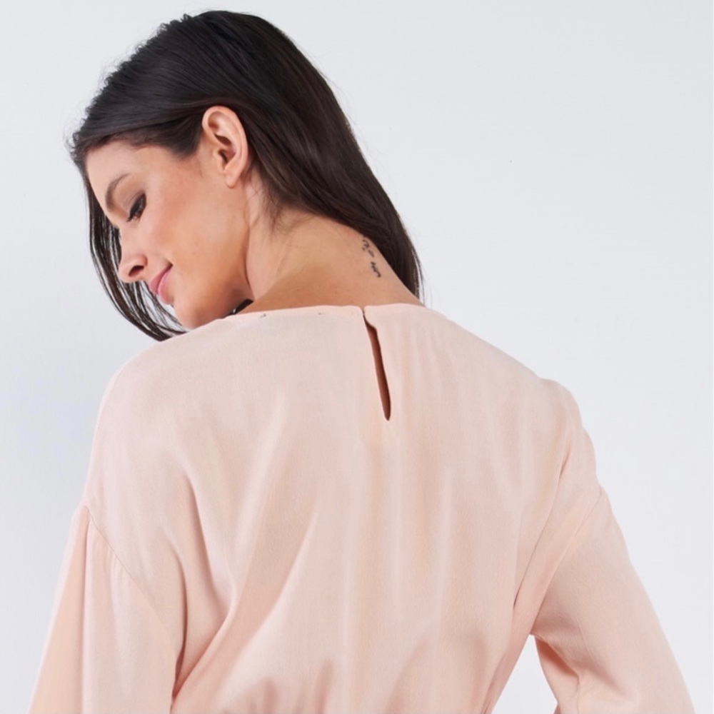 Sugarlips Nude Butterfly Cut Out Long Sleeve Dress - Picture 4 of 9